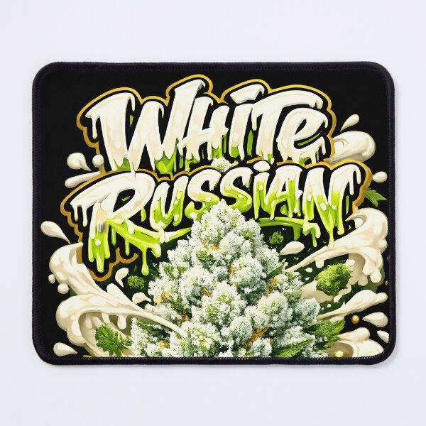 Item preview, White Russian Graffiti Print | Creamy Sweet Earthy Hybrid designed and sold by WAUZ.