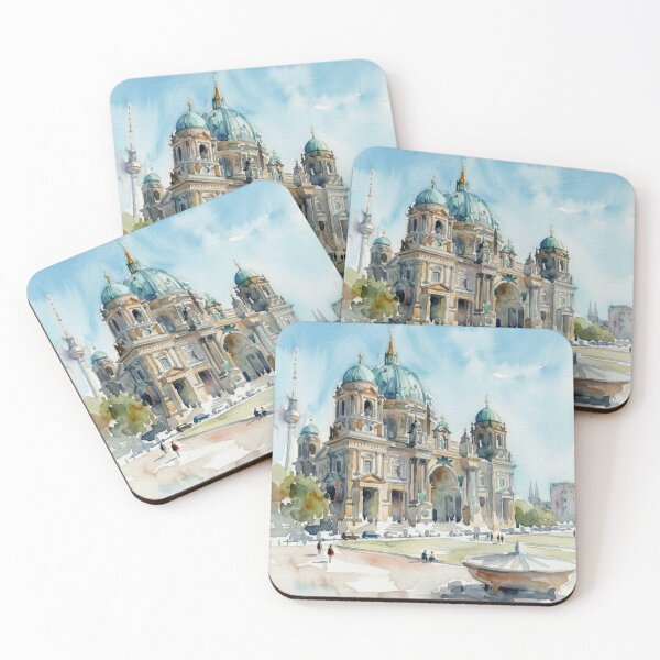 Item preview, Berlin Cathedral Watercolor designed and sold by caracatita75.