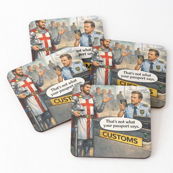 Item preview, Funny Passport Control Joke Shirt British Humor designed and sold by Hornace88studio.
