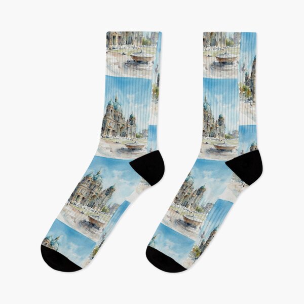Item preview, Berlin Cathedral Watercolor designed and sold by caracatita75.