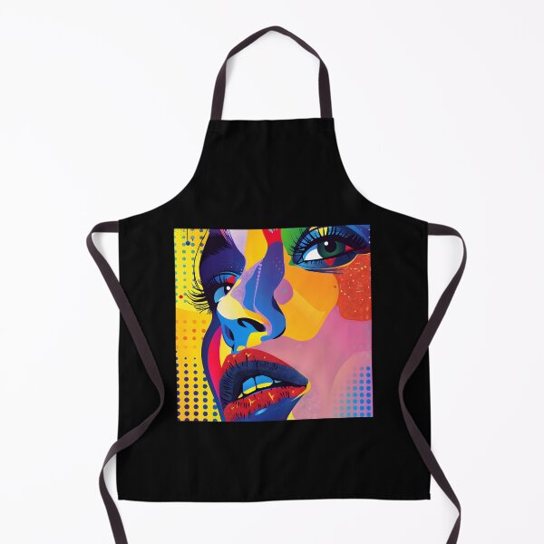Item preview, Pop Art Fantasy Female Face Vibrantly Colorful Design designed and sold by DEC02.