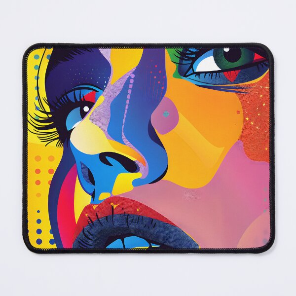 Item preview, Pop Art Fantasy Female Face Vibrantly Colorful Design designed and sold by DEC02.