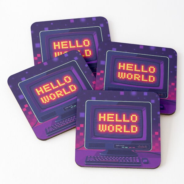 Item preview, retro 80s Hello World designed and sold by SkynetV5.