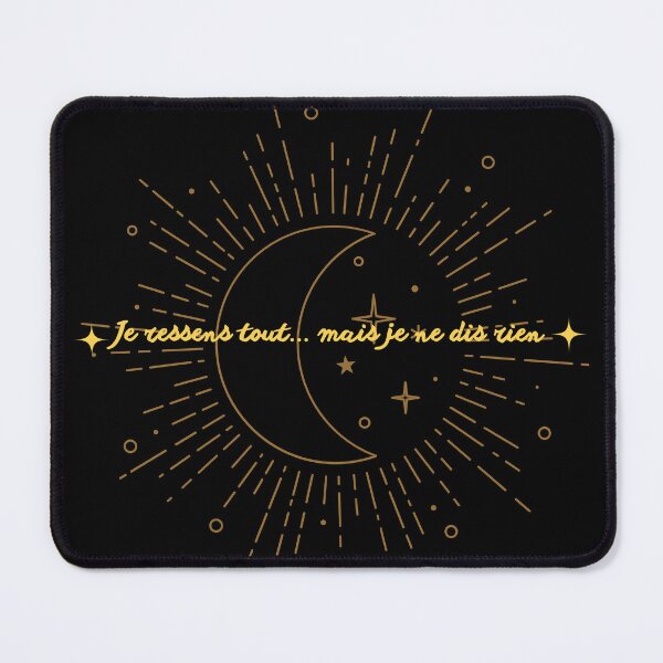 Item preview, I feel everything but I say nothing – Mystical Minimalist Gold Design designed and sold by orely14.