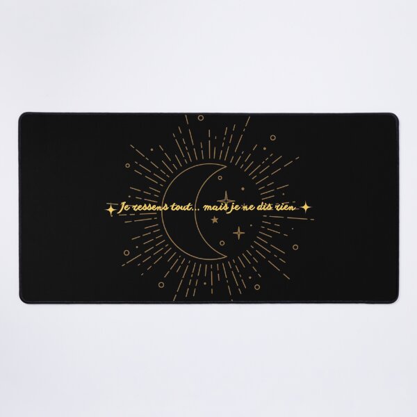 Item preview, I feel everything but I say nothing – Mystical Minimalist Gold Design designed and sold by orely14.