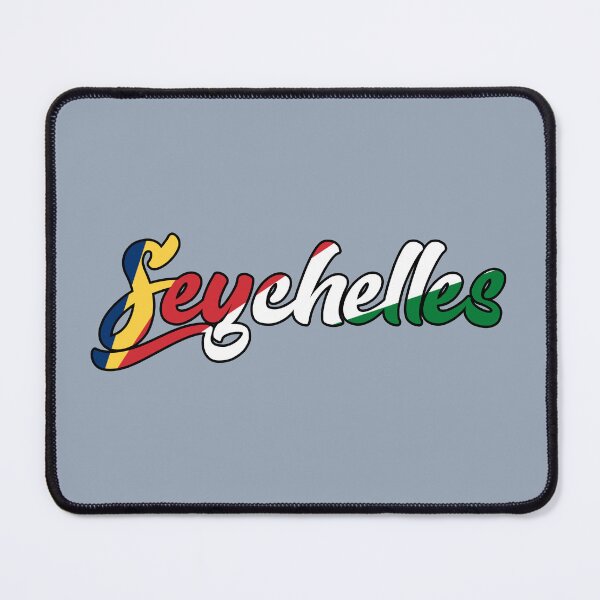 Item preview, Seychelles lettering flag designed and sold by studioss76.