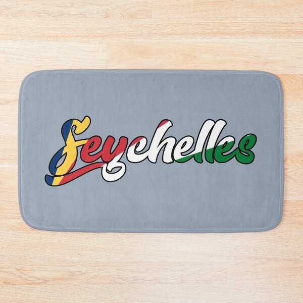 Item preview, Seychelles lettering flag designed and sold by studioss76.