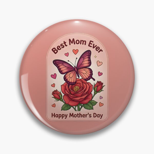 Item preview, Happy Mothers Day Rose Butterfly Floral Pastel Design designed and sold by JessArty ⭐⭐⭐⭐⭐.