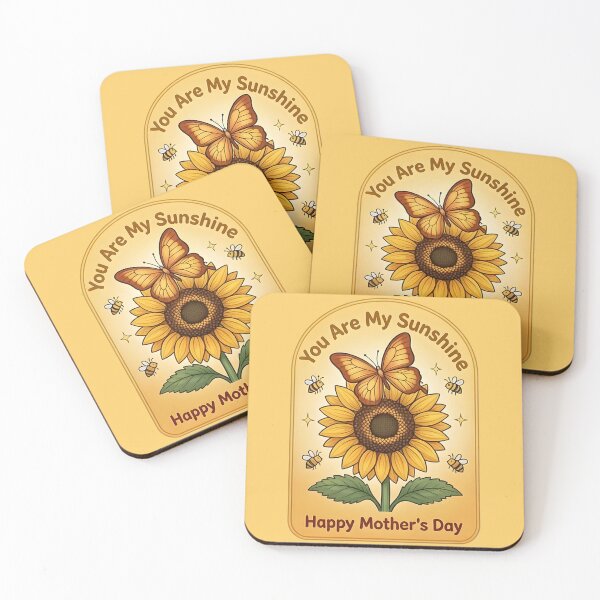 Item preview, You Are My Sunshine Sunflower Butterfly Happy Mothers Day designed and sold by JessArty ⭐⭐⭐⭐⭐.