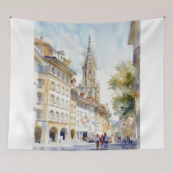 Item preview, Bern Cathedral Street designed and sold by caracatita75.