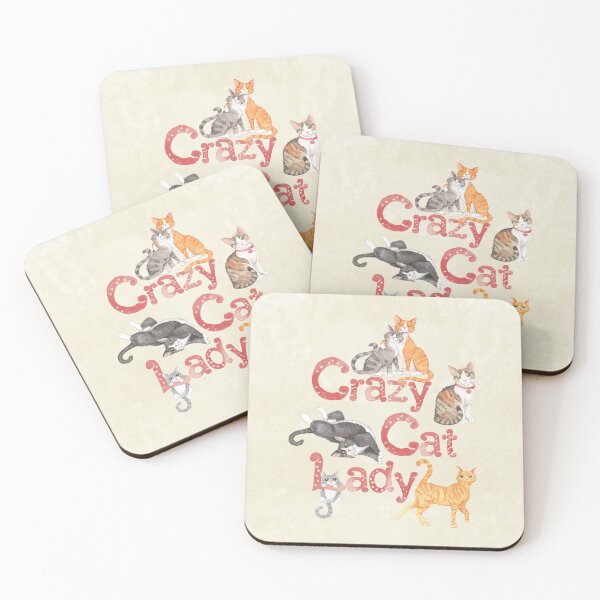 Item preview, Crazy Cat Lady Cute Cats Design designed and sold by LCWaterworth.