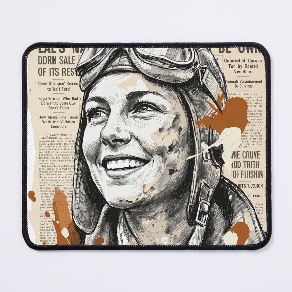 Item preview, Vintage Aviator Artistic Portrait, Golden Age designed and sold by TaruHonu.