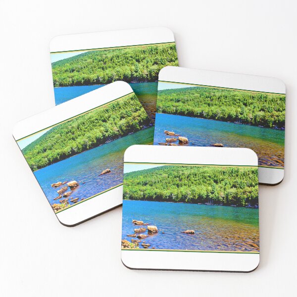 Item preview, Bubble Pond, Rocky, Treelined Banks, Acadia National Park, 1989 designed and sold by AMacGPhilly.