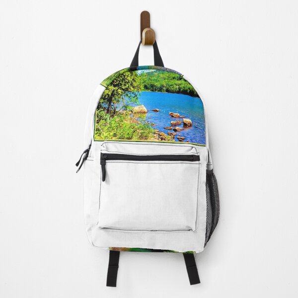 Item preview, Bubble Pond, Rocky, Treelined Banks, Acadia National Park, 1989 designed and sold by AMacGPhilly.