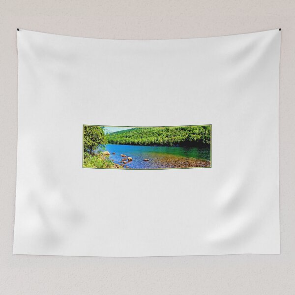 Item preview, Bubble Pond, Rocky, Treelined Banks, Acadia National Park, 1989 designed and sold by AMacGPhilly.