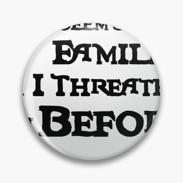 Item preview, Sarcastic Pirates Quote – “You Seem Somewhat Familiar” Typography Design designed and sold by inallusha.