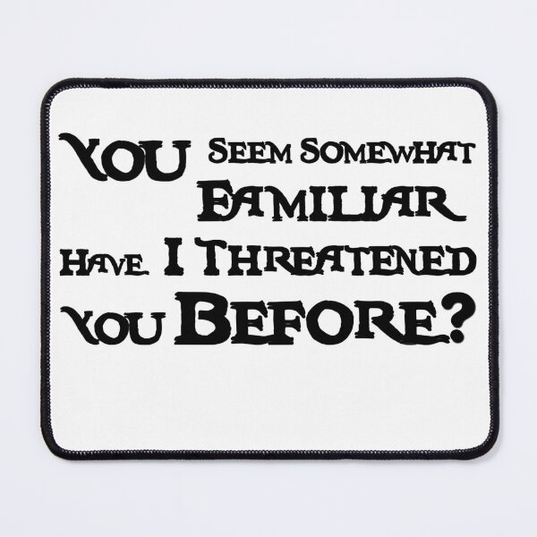 Item preview, Sarcastic Pirates Quote – “You Seem Somewhat Familiar” Typography Design designed and sold by inallusha.