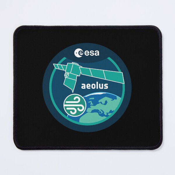 Item preview, Aeolus ESA Mission Patch – Wind Satellite Space Design designed and sold by MeetinSpace.