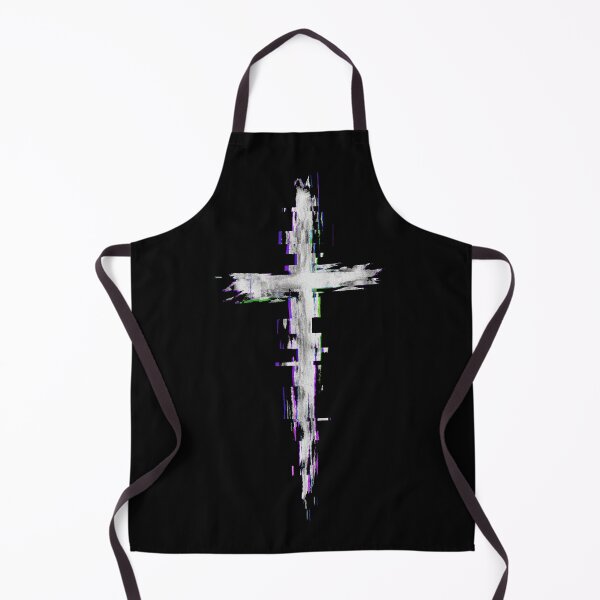 Item preview, Glitch Cross Christian Faith Grunge Minimalist Design designed and sold by Fradikal.