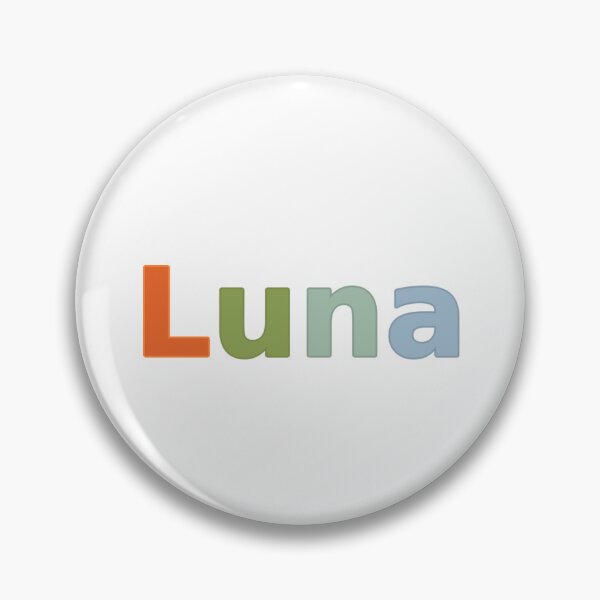 Item preview, Luna Personalized Name Sticker Cute Colorful Kids Label designed and sold by RafenStein.