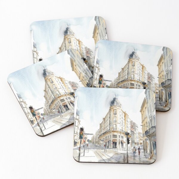 Item preview, Bordeaux Street Scene designed and sold by caracatita75.
