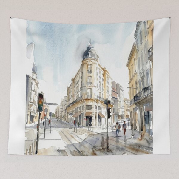 Item preview, Bordeaux Street Scene designed and sold by caracatita75.