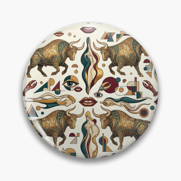 Item preview, Gold, blue, red. Abstraction. designed and sold by Natalia-Vlad.