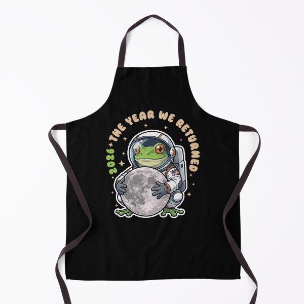 Item preview, Astronaut Frog Holding Moon 2026 Space Return designed and sold by LinaValearte.