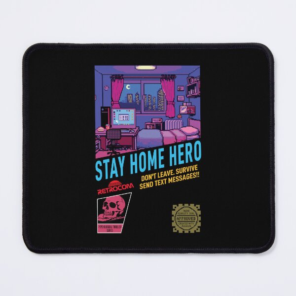 Item preview, Stay Home Hero designed and sold by Lidra Zehcnas.