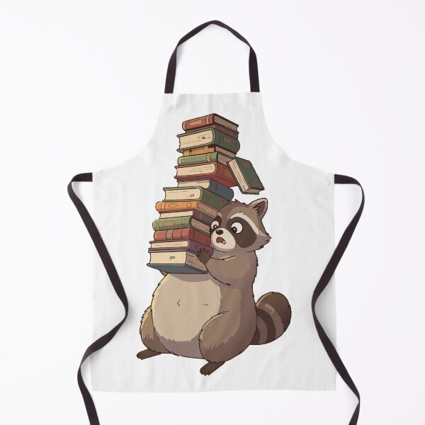 Item preview, Overbooked Raccoon designed and sold by tigrootiger.