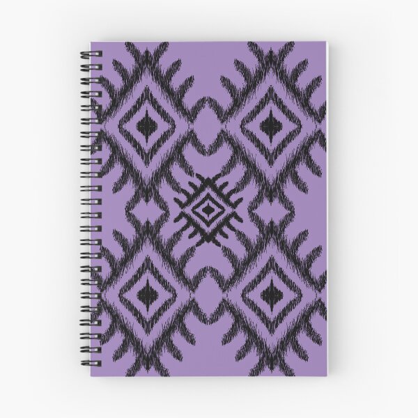 Item preview, Diseño tribal ikat tradicional de color púrpura con bordes étnicos. designed and sold by AdesignbyG.