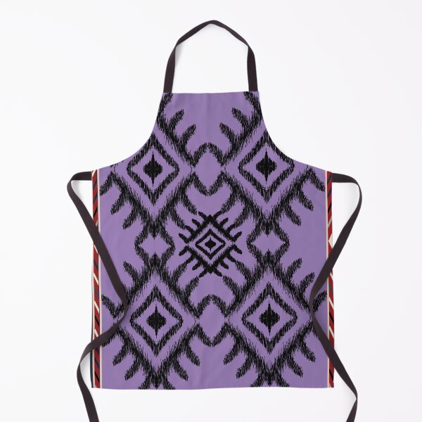 Item preview, Diseño tribal ikat tradicional de color púrpura con bordes étnicos. designed and sold by AdesignbyG.
