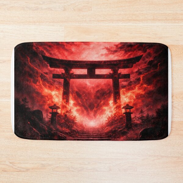 Artikelvorschau, Torii in Flammen – Japanische Torkunst der Purpurroten Finsternis entworfen und verkauft von ShenGha-design.
