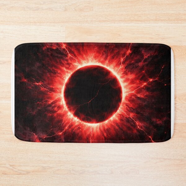 Item preview, Eclipse Void – Dark Red Solar Eclipse Energy Art designed and sold by ShenGha-design.