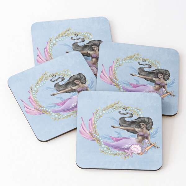 Item preview, Purple Black Mermaid designed and sold by LCWaterworth.