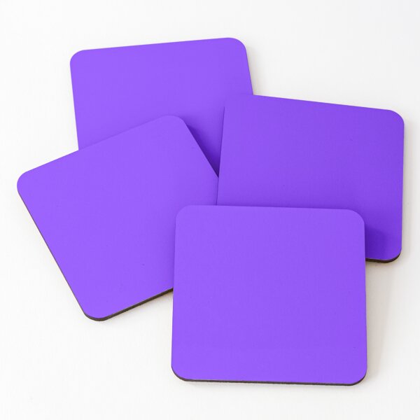 Item preview, Volt Purple Minimalist Design – Electric Neon Violet Bold Aesthetic designed and sold by Creative_Canvas.