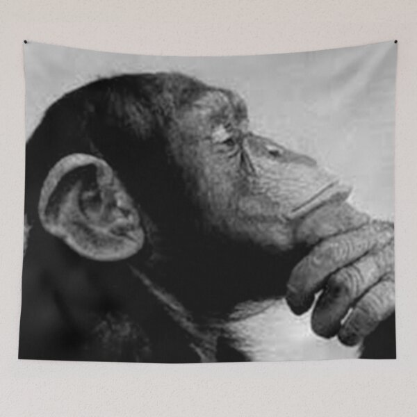 Item preview, Monkey thinking designed and sold by KUYISTY.