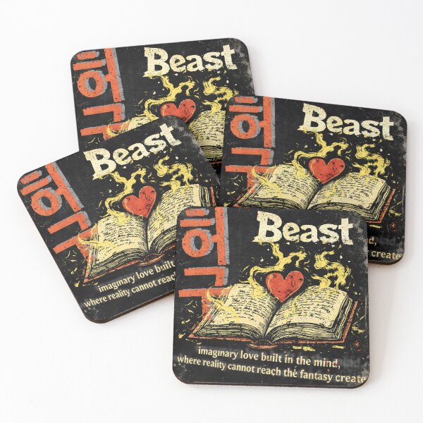 Item preview, Beast Fiction Imaginary Love Kpop Grunge Aesthetic designed and sold by CaroKPOP.