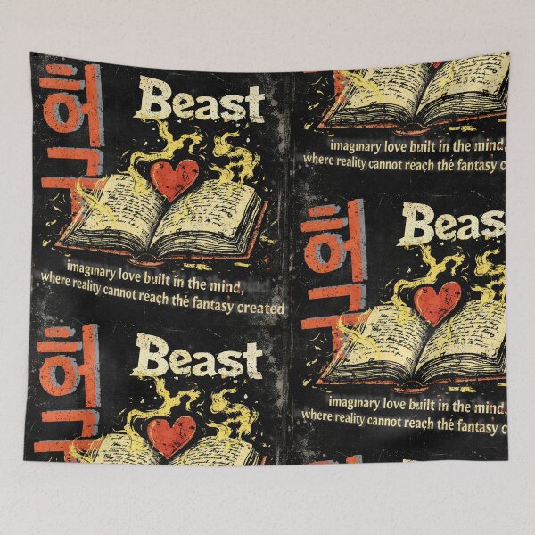 Item preview, Beast Fiction Imaginary Love Kpop Grunge Aesthetic designed and sold by CaroKPOP.