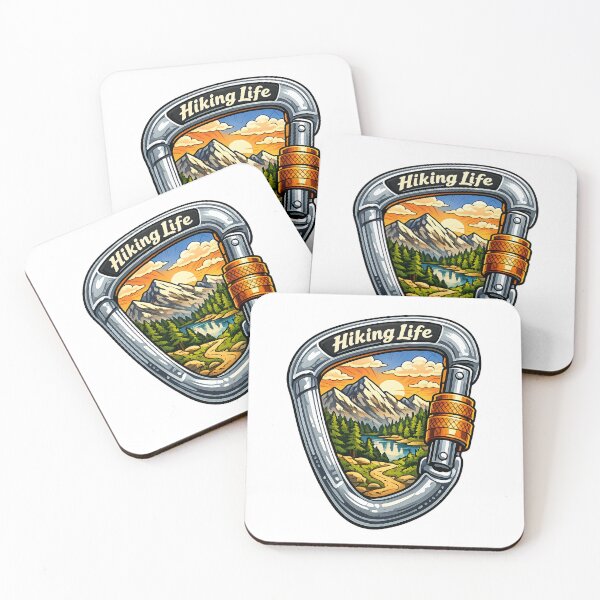 Item preview, Hiking Life Mountain Adventure Carabiner designed and sold by Fikuall.