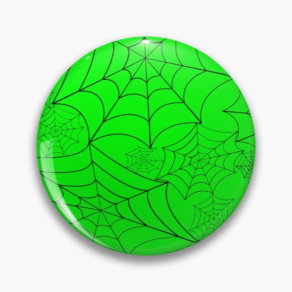 Item preview, spiderweb halloween gothic spider web acid green designed and sold by Gossip Rag.