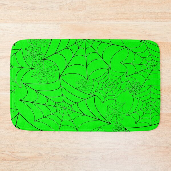 Item preview, spiderweb halloween gothic spider web acid green designed and sold by Gossip Rag.
