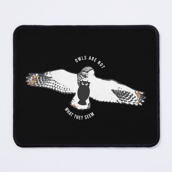 Item preview, Owls Are Not What They Seem – Dark Owl Aesthetic, Surreal Bird Design, Mystery Quote Shirt designed and sold by ChiaraPagani.