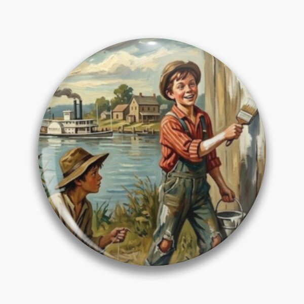 Item preview, Twain’s World: Stylized Americana Storytelling Fine Art designed and sold by Art's Diner.