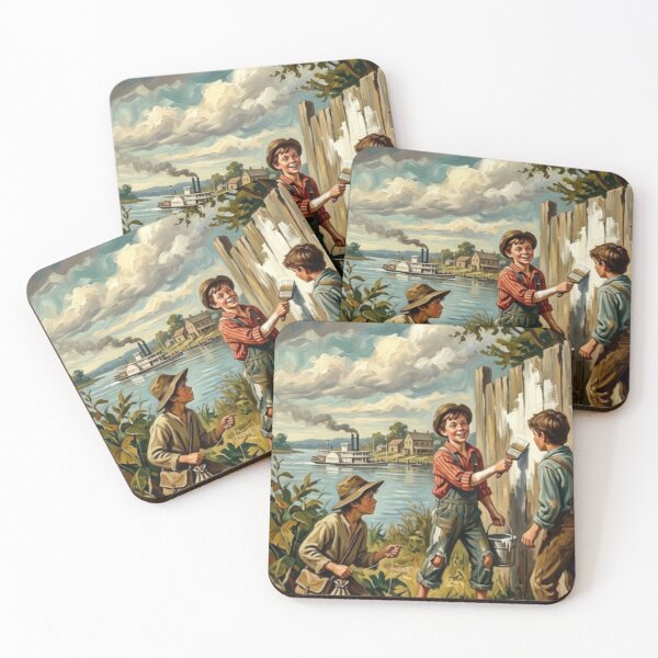 Item preview, Twain’s World: Stylized Americana Storytelling Fine Art designed and sold by Art's Diner.