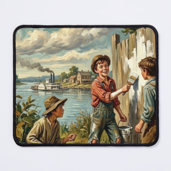 Item preview, Twain’s World: Stylized Americana Storytelling Fine Art designed and sold by Art's Diner.