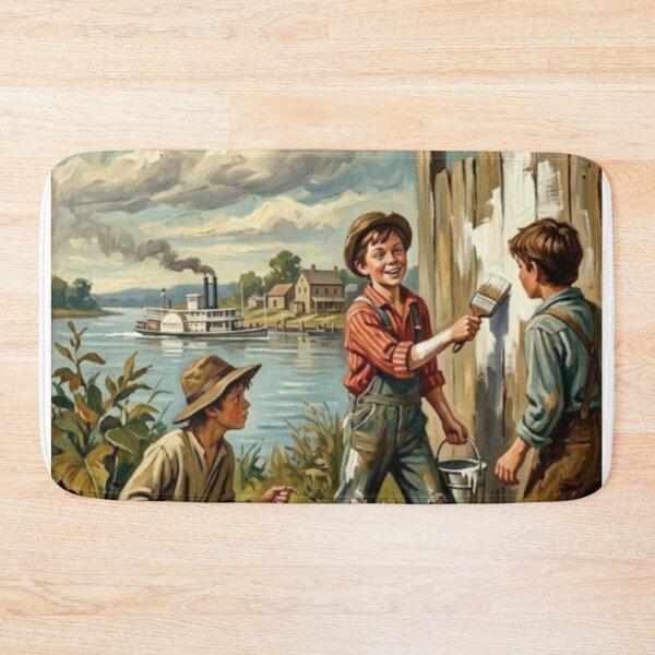 Item preview, Twain’s World: Stylized Americana Storytelling Fine Art designed and sold by Art's Diner.