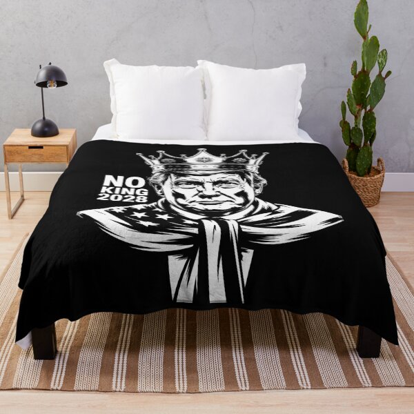 Item preview, No King NYC Street Art Stencil Political Design designed and sold by cabana.space.