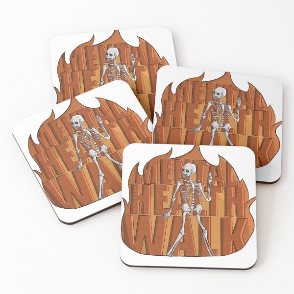 Item preview, Mental Health Walk skeletons  designed and sold by Bookreader123.