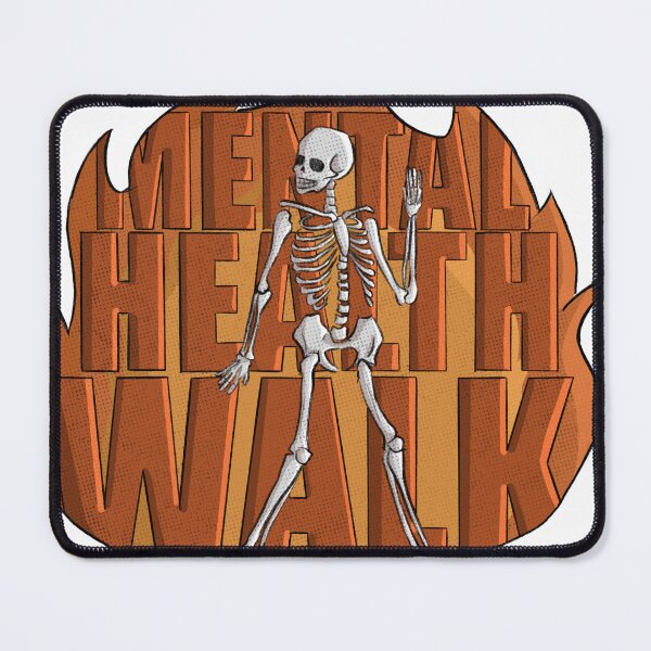 Item preview, Mental Health Walk skeletons designed and sold by Bookreader123.